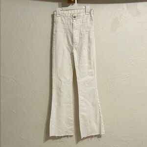 We The Free Cream Flare Jeans